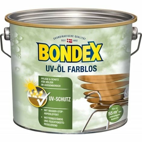 Bondex UV-Öl Universal Farblos 2,50 L - 365224 1 Bondex UV-Öl Universal Farblos 2,50 L - 365224