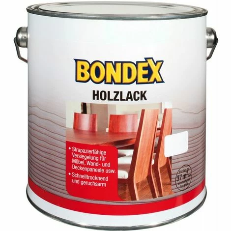 Bondex Holzlack Seidenglänzend 2,50 l - 352568 Bondex Holzlack Seidenglänzend 2,50 L - 352568 -BONDEX SHOP 2501050 1