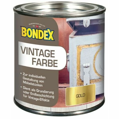 Bondex Vintage Farbe Gold 0,375 l - 377894 Bondex Vintage Farbe Gold 0,375 L - 377894 -BONDEX SHOP 2501192 1