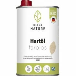 Bondex Ultra Nature HartÖl Farblos 0,5 L 682345 Holz Schutz Pflege Innen Bio Qualität