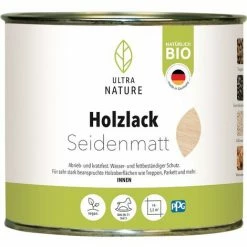 Bondex Ultra Nature Holzlack Farblos Seidenmatt 0,375 L 682937 Holz Schutz Bio Qualität