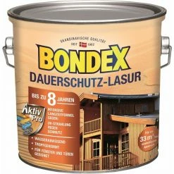 Bondex Dauerschutz Lasur 2,5 L, Rio Palisander Holzlasur Schutzlasur Holzschutz -BONDEX SHOP bondex dauerschutz lasur 25 l rio palisander holzlasur schutzlasur holzschutz L 7232606 20340091 3