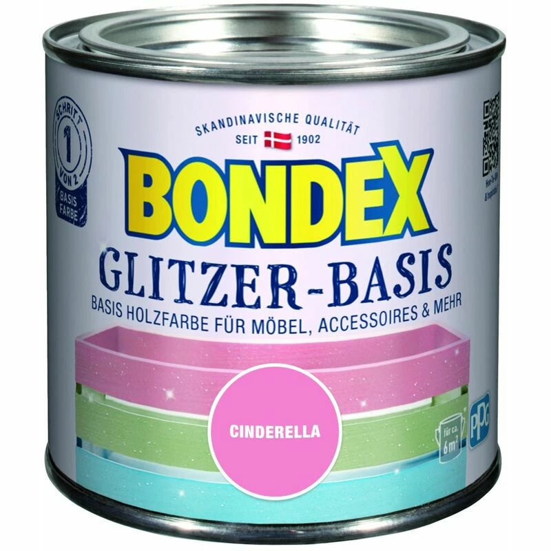 Bondex Glitzer - Basis 500 Ml Basis Cinderella Holzfarbe Effektfarbe 1 Bondex Glitzer - Basis 500 Ml Basis Cinderella Holzfarbe Effektfarbe