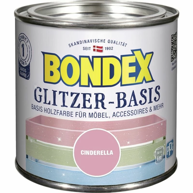 Bondex Glitzer - Basis 500 Ml Basis Cinderella Holzfarbe Effektfarbe 2 Bondex Glitzer - Basis 500 Ml Basis Cinderella Holzfarbe Effektfarbe – Bild 2