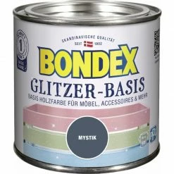 Bondex Glitzer - Basis 500 Ml, Basis Mystik Holzfarbe Effektfarbe Glitzerfarbe