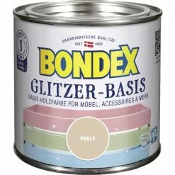 Bondex Glitzer - Basis 500 Ml, Basis Perle Holzfarbe Effektfarbe Glitzerfarbe