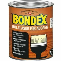 Bondex Holzlasur Für Aussen Schützt Und Pflegt Kiefer 5,0 Liter 444423