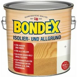 PPG-BONDEX Bondex Isolier- & Allgrund Weiss Sperrgrund Haftgrund, 2,5 Liter