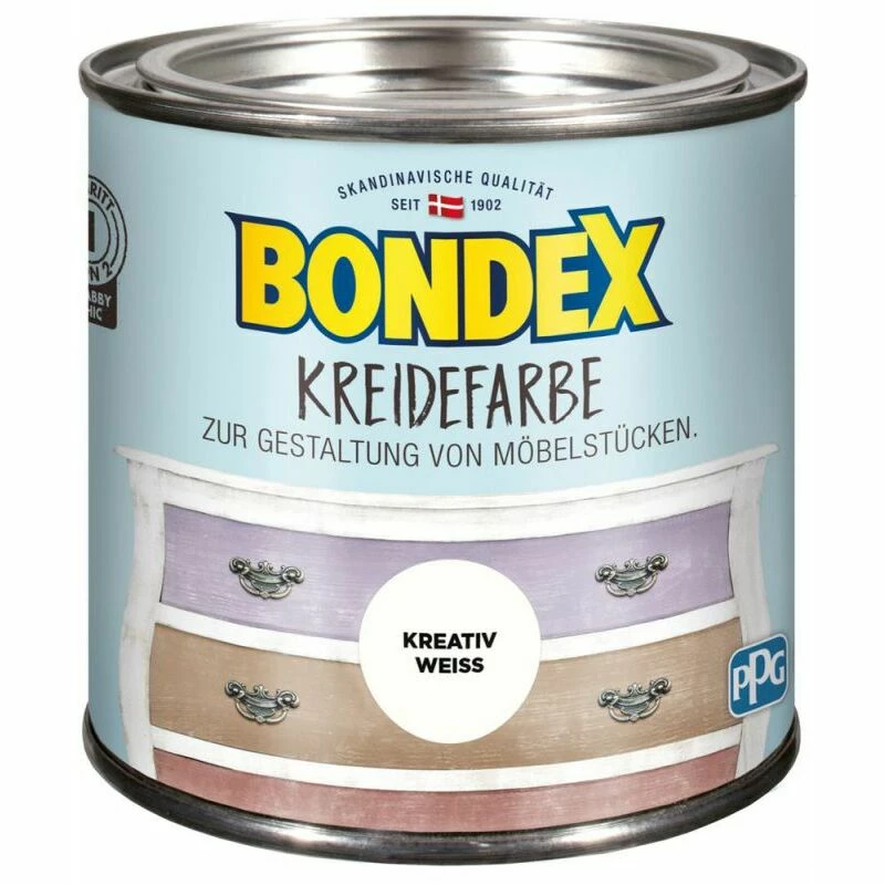 Bondex Kreidefarbe Kreativ Weiss 0,5 l - 386520 Bondex Kreidefarbe Kreativ Weiss 0,5 L - 386520 -BONDEX SHOP bondex kreidefarbe kreativ weiss 05 l 386520 L 850259 4680642 1