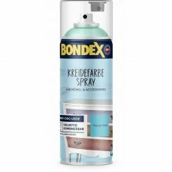 Bondex Kreidefarbe Spray Holzfarbe Holzlack Shabby Look Frisches Türkis 0,4 L