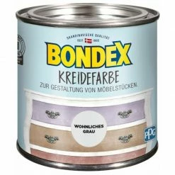 Bondex Kreidefarbe Wohnliches Grau 0,5 L - 386525