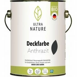 Bondex Ultra Nature Deckfarbe Anthrazit 2,5 L Innen Aussen Bio Qualität Spielzeug